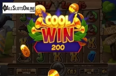 Win screen. Wild Weels from X Card