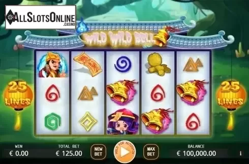 Reels screen. Wild Wild Bell from KA Gaming