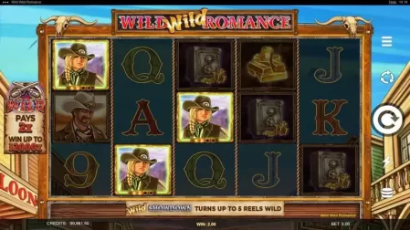 Wild Wild Romance slot screenshot 3