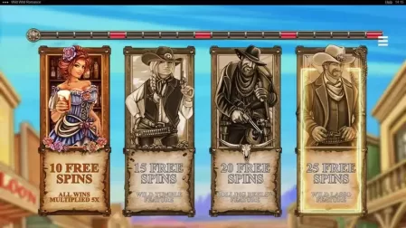 Wild Wild Romance slot screenshot 5