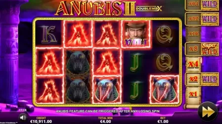 Anubis 2 DoubleMax slot screenshot 3