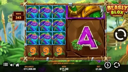 Beasty Blox Gigablox slot screenshot 2