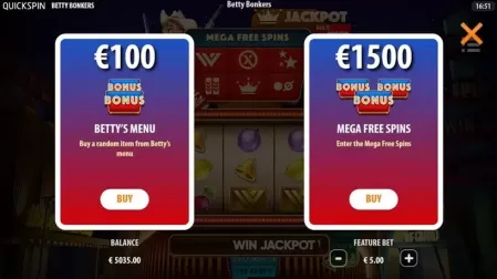 Betty Bonkers slot screenshot 3