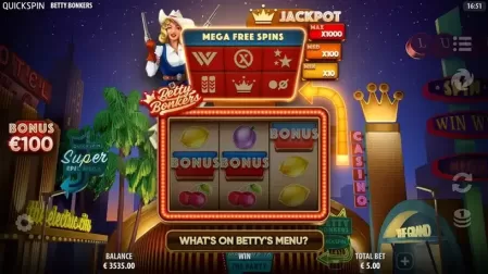 Betty Bonkers slot screenshot 4