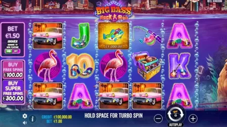 Big Bass Rock and Roll slot screenshot 1
