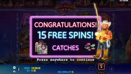 Big Bass Rock and Roll slot screenshot 3