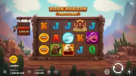 Bison Horizon Hold and Win slot screenshot 1