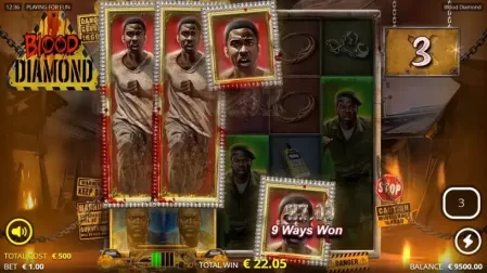 Blood Diamond slot screenshot 5