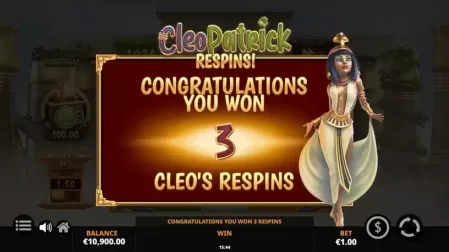 CleoPatrick DoubleMax slot screenshot 3