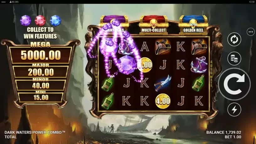 Dark Waters Power Combo slot screenshot 3