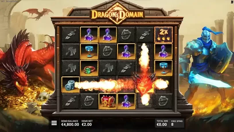 Dragon's Domain slot screenshot 4