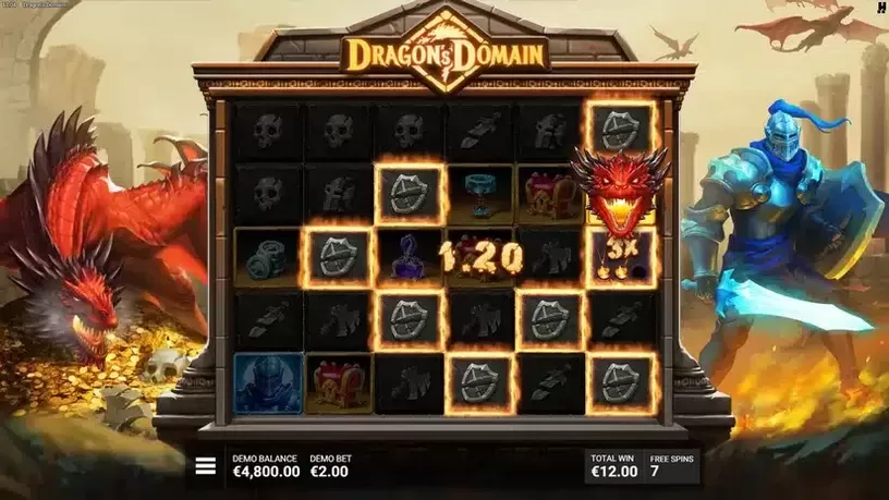 Dragon's Domain slot screenshot 5