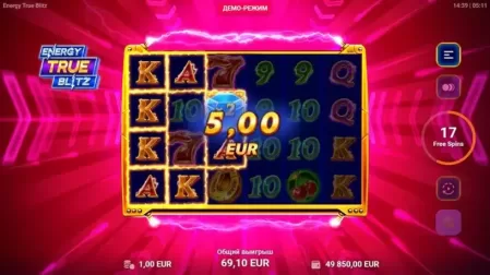 Energy True Blitz slot screenshot 5