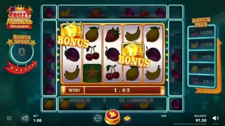 Fruit Machine: Megabonus! slot screenshot 2