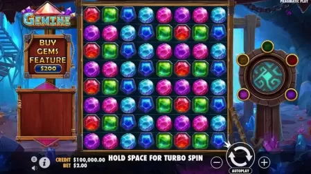 Gemine slot screenshot 1