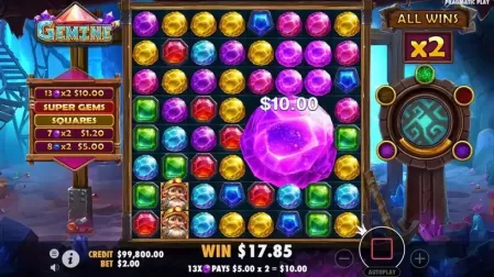 Gemine slot screenshot 4