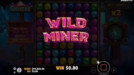 Gemine slot screenshot 3