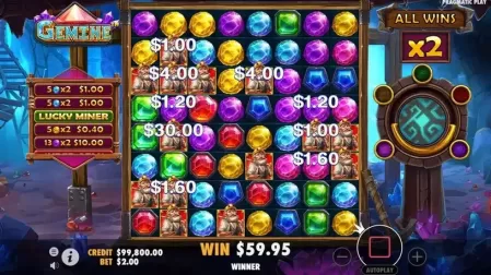 Gemine slot screenshot 5