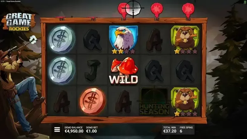 Great Game Rockies slot screenshot 