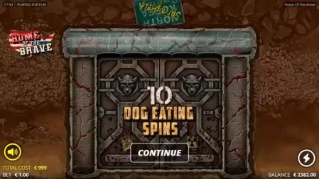 Home of the Brave slot screenshot 3