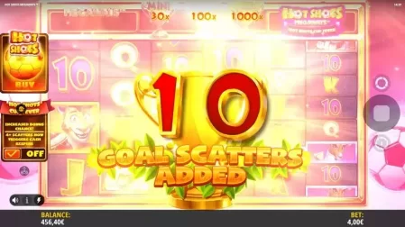 Hot Shots Megaways slot screenshot 3