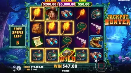Jackpot Hunter slot screenshot 5