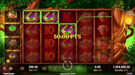 Leprechaun Wish slot screenshot 2