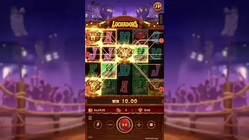 Luchadors slot screenshot 3