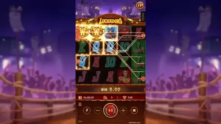 Luchadors slot screenshot 2