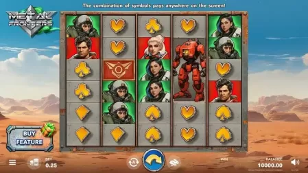 Metal Frontiers slot screenshot 1