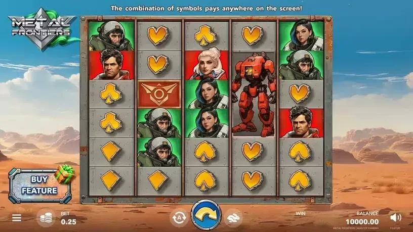Metal Frontiers slot screenshot 1