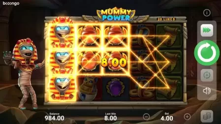Mummy Power slot screenshot 3