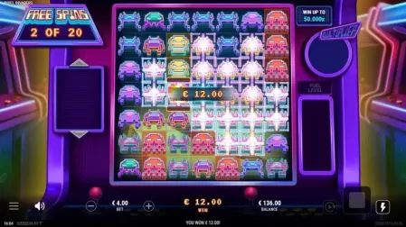 Pixel Invaders slot screenshot 4