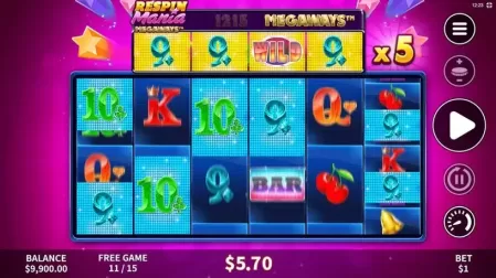 Respin Mania Megaways slot screenshot 4