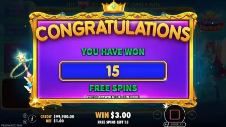 Starlight Princess Super Scatter slot screenshot 3
