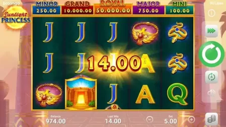 Sunlight Princess slot screenshot 2