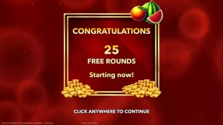 The Epic Win x125 slot screenshot 3