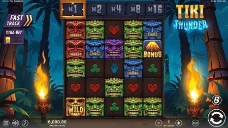 Tiki Thunder slot screenshot 1