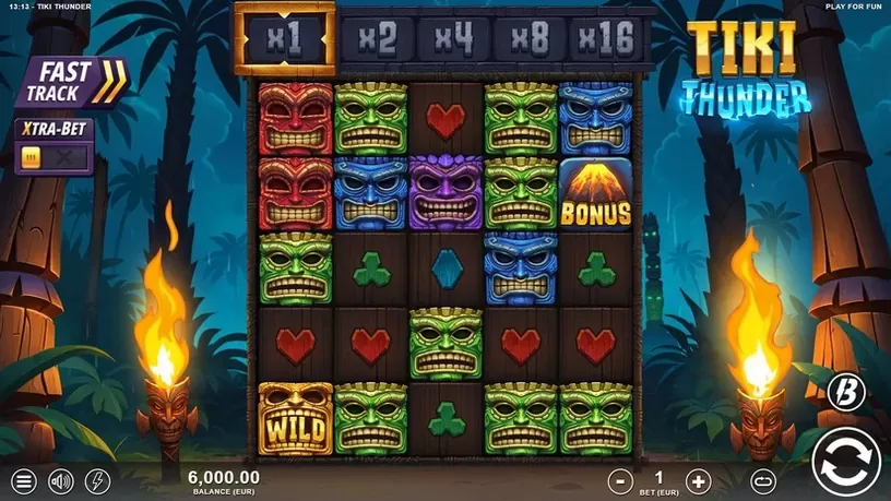 Tiki Thunder slot screenshot 1