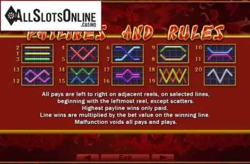 Screen6. 2 Dragons from EGT