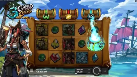 3 Cursed Chests slot screenshot 2