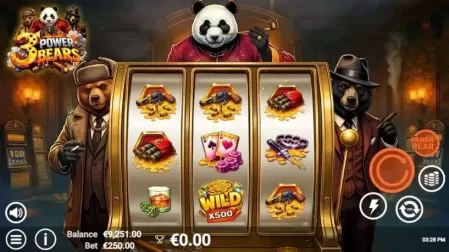 3 Power Bears slot screenshot 3