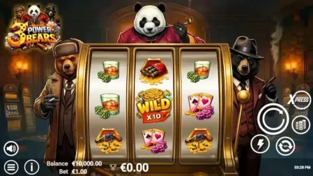 3 Power Bears slot screenshot 1