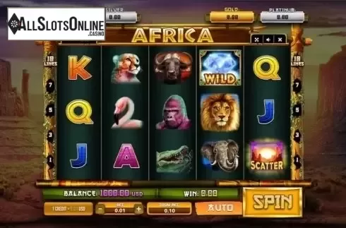 Reel Screen. Africa (Betsense) from Betsense