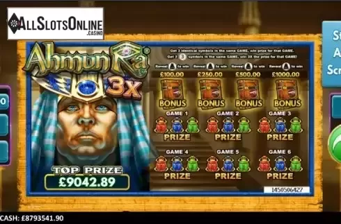 Game screen