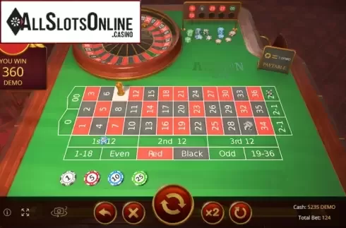 Win Screen. American Roulette 3D (Evoplay) from Evoplay Entertainment