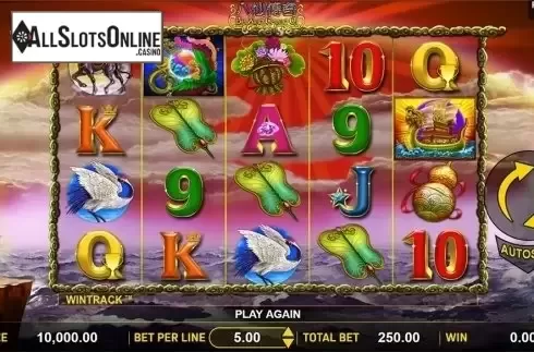 Reels screen. Ba Xian Chuan Qi from Aspect Gaming