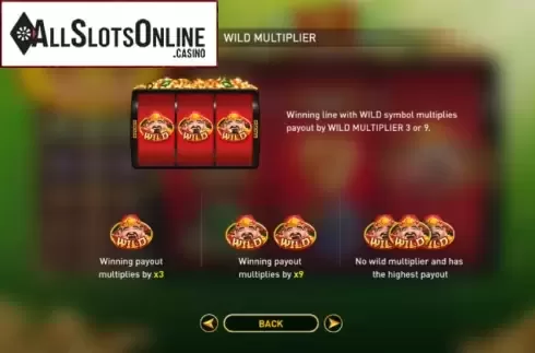 Paytable 3. Bai Ye Xing Fu from GamePlay