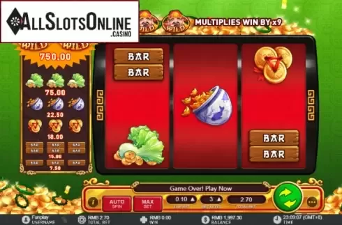 Reel screen. Bai Ye Xing Fu from GamePlay