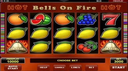 Bells on Fire Hot slot screenshot 1